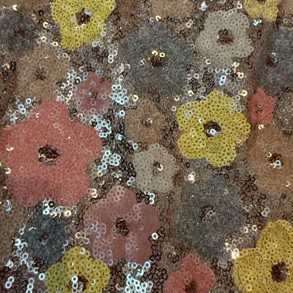 NWT Vita Grace Long Maxi Sequined Women's Floral Maxi Skirt Small - Picture 2 of 11